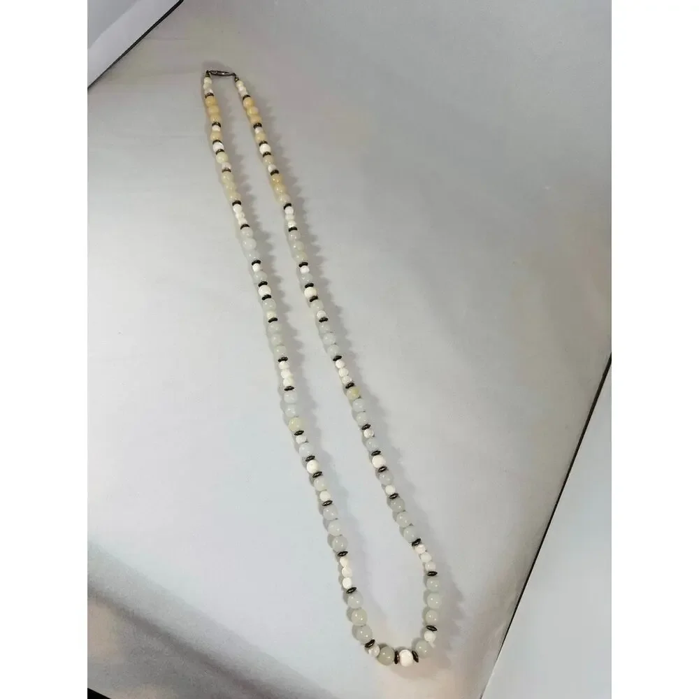 Vintage Beaded Opera Length Necklace 33